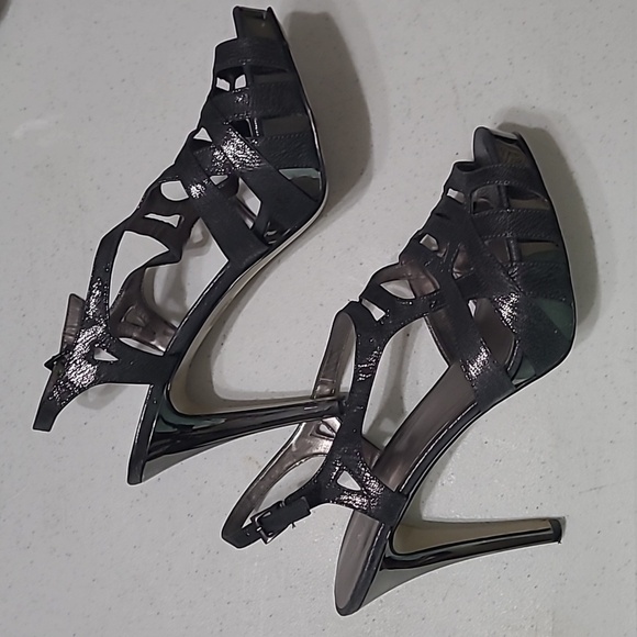 Nine West platform heeled sandals size 8 - Picture 3 of 14